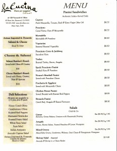 Photo of VJB Cucina Menu